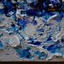 Acrylic on canvas. Drawing on the chrysanthemum between the old and the new