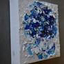 Acrylic on canvas. Drawing on the chrysanthemum between the old and the new