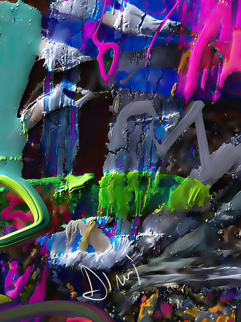 Original Abstract Expressionism Abstract Digital by Tabacelea Dimi