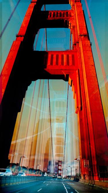 Saatchi Art Artist Nico van Dongen; Photography, “Golden Gate Bridge 016 - Limited Edition of 22” #art