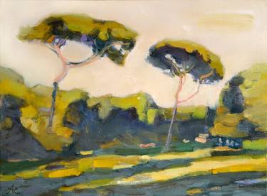 Original Landscape Painting by Victoria Alferonok