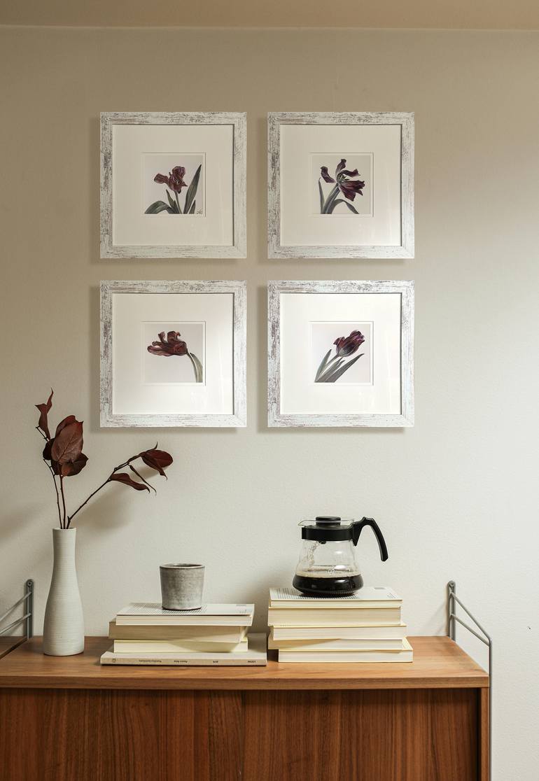 Original Contemporary Botanic Drawing by Victoria Alferonok