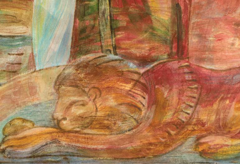 Original Contemporary Classical Mythology Painting by Victoria Alferonok