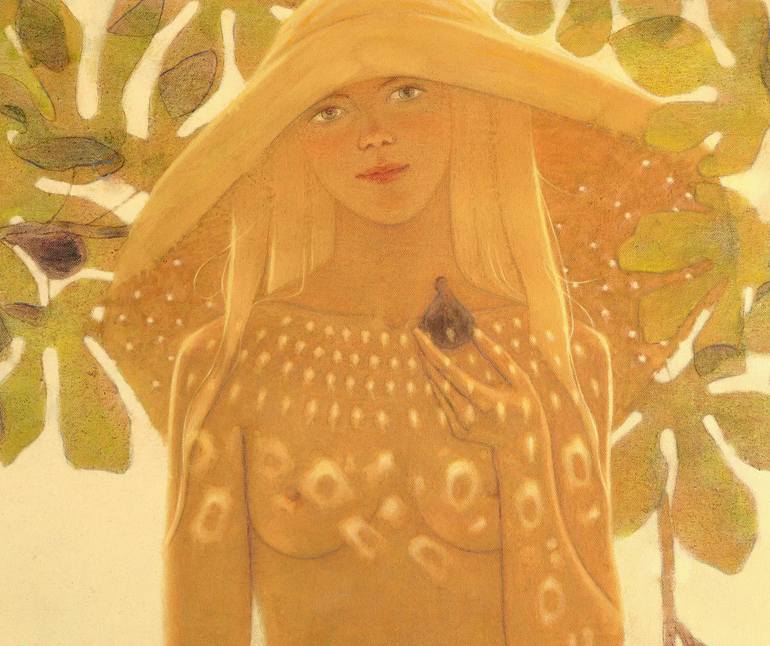 Original Contemporary Women Painting by Victoria Alferonok