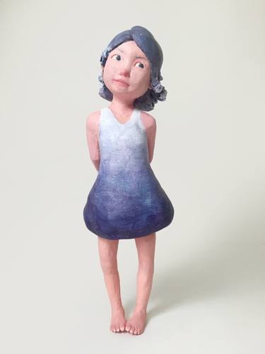 Original Modern Children Sculpture by ChaoLiang Chen
