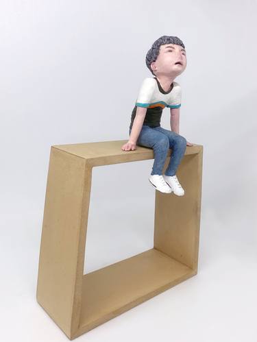 Original Modern Children Sculpture by ChaoLiang Chen