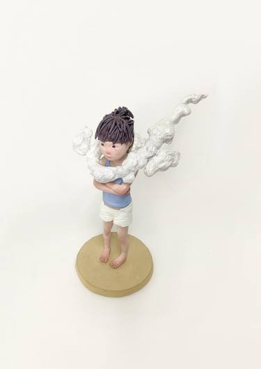 Original Modern Children Sculpture by ChaoLiang Chen