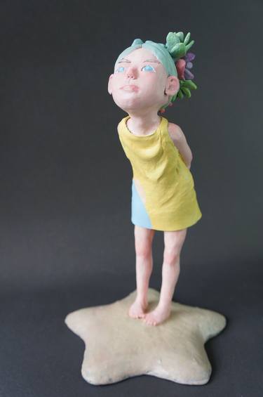 Original Modern Children Sculpture by ChaoLiang Chen
