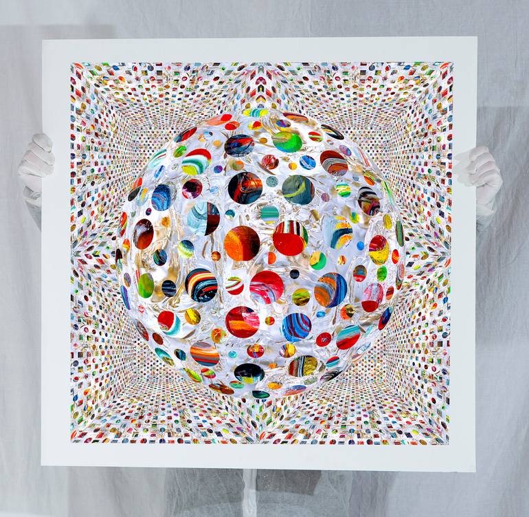 Original Conceptual Abstract Mixed Media by David  Pinegar