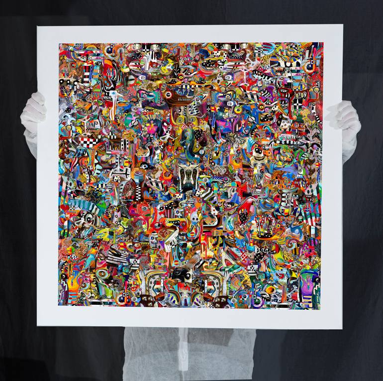 Original Conceptual Abstract Mixed Media by David  Pinegar
