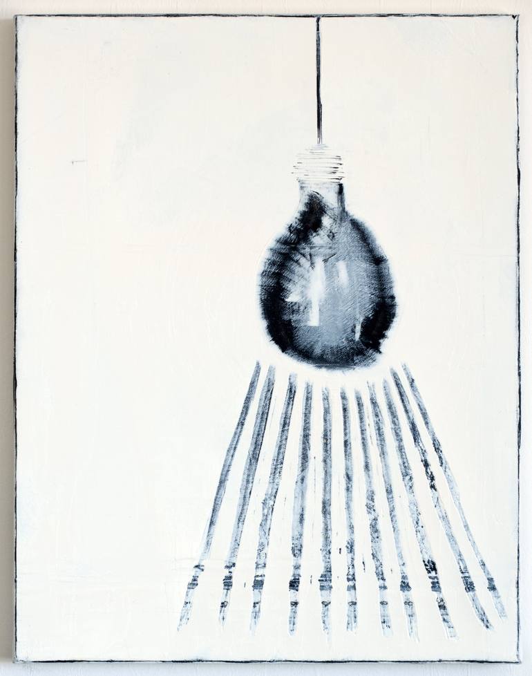 Original Black & White Light Paintings by Stuart Dodman