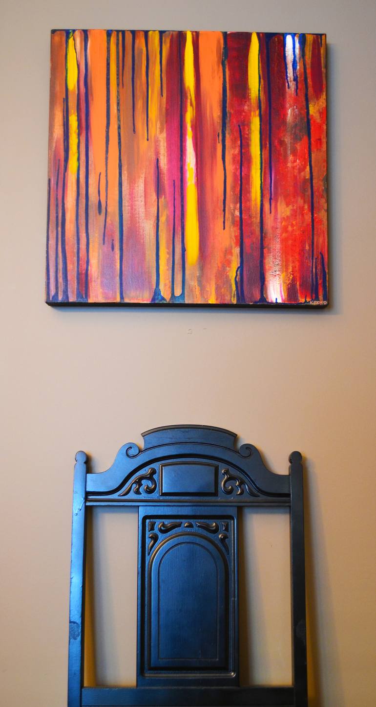 Original Abstract Expressionism Abstract Painting by Kimberley Eddy