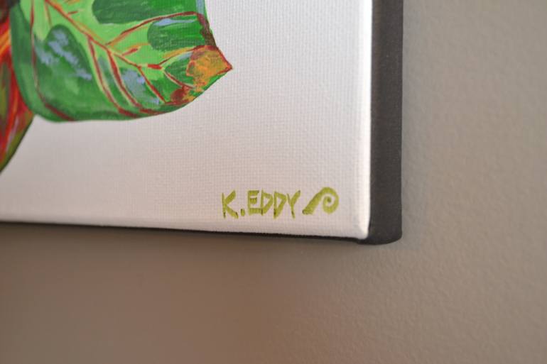 Original Modernism Botanic Painting by Kimberley Eddy