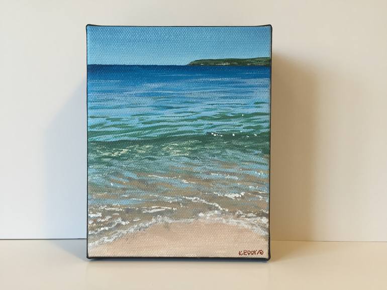 Original Realism Beach Painting by Kimberley Eddy