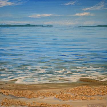 Original Realism Beach Paintings by Kimberley Eddy