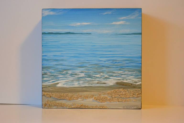 Original Realism Beach Painting by Kimberley Eddy