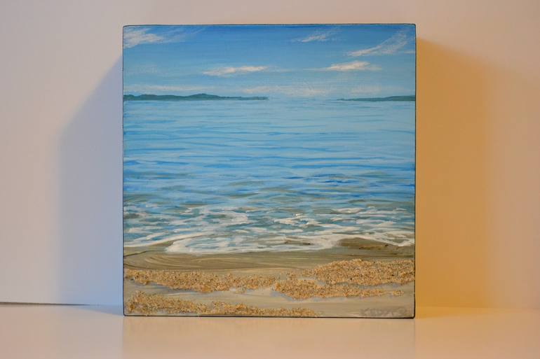 Original Beach Painting by Kimberley Eddy