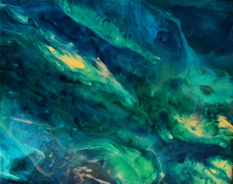 Ocean Flow 2 Painting by Kimberley Eddy | Saatchi Art