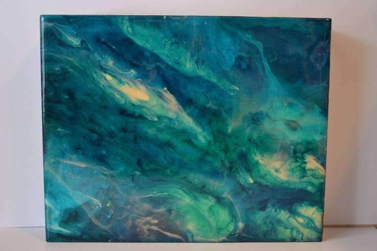 Original Fine Art Abstract Painting by Kimberley Eddy