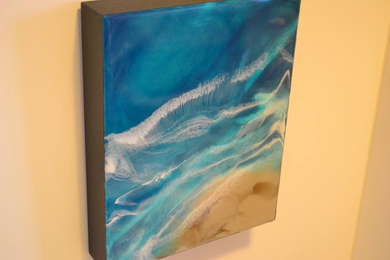 Original Fine Art Beach Painting by Kimberley Eddy