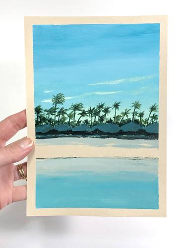 Original Beach Paintings by Kimberley Eddy