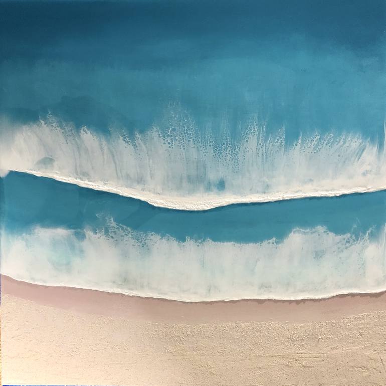 Original Beach Painting by Kimberley Eddy