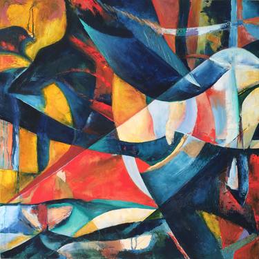 Original Abstract Paintings by iouri Bairatchnyi