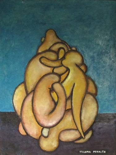 Print of Abstract Nude Paintings by Homero Villamil