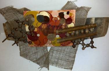 Print of Abstract Collage by debbie Rappaport-Pine