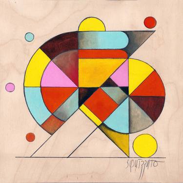 Print of Geometric Paintings by antony squizzato
