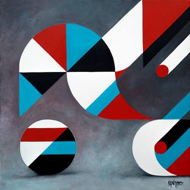 Print of Modern Geometric Paintings by antony squizzato