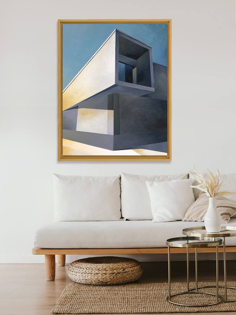 Original Figurative Architecture Painting by Antony Squizzato