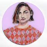 Sweater (in purple argyle) by Lisa Krannichfeld