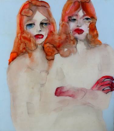 Print of Figurative Women Paintings by Lisa Krannichfeld