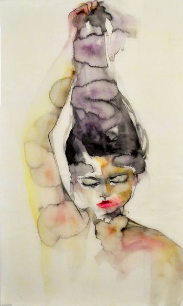 Print of Expressionism Women Paintings by Lisa Krannichfeld