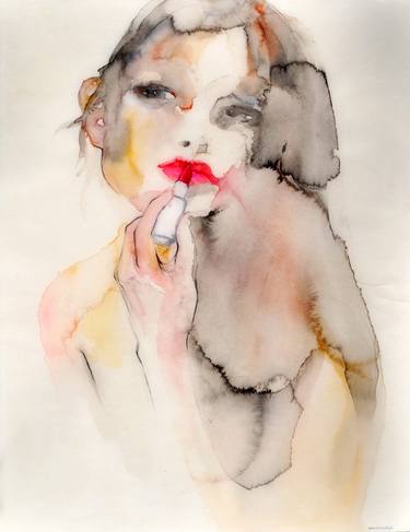 Print of Women Paintings by Lisa Krannichfeld