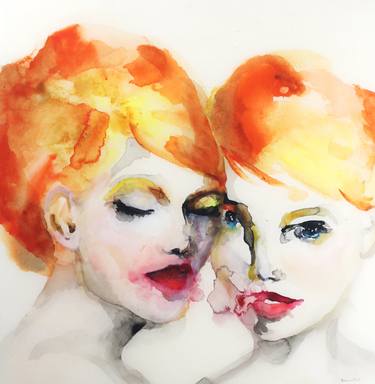 Print of Portrait Paintings by Lisa Krannichfeld