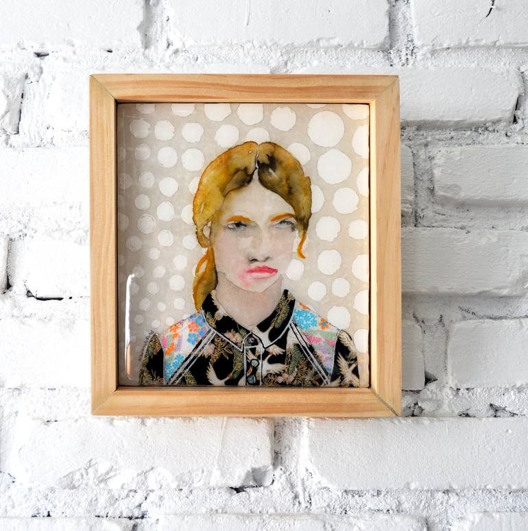 Original Expressionism People Painting by Lisa Krannichfeld