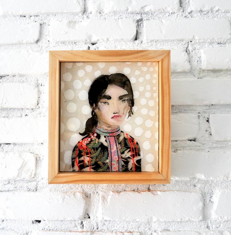 Original Expressionism People Painting by Lisa Krannichfeld