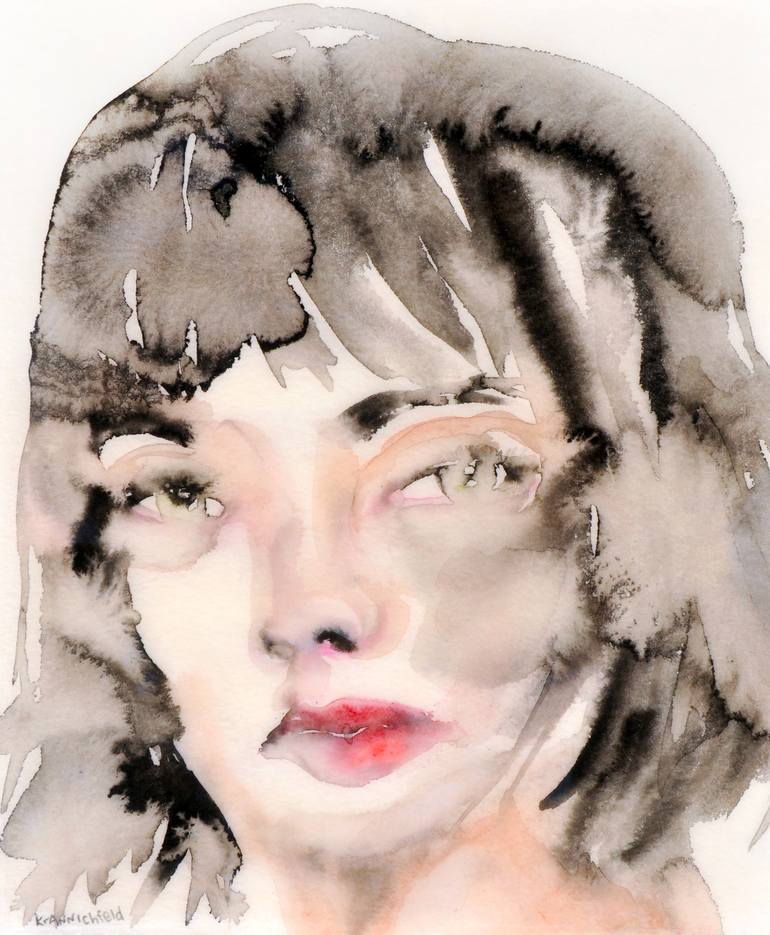 Portrait Study 2.76 Painting by Lisa Krannichfeld | Saatchi Art