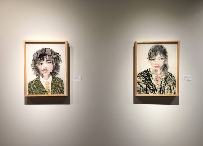 Original Expressionism People Painting by Lisa Krannichfeld