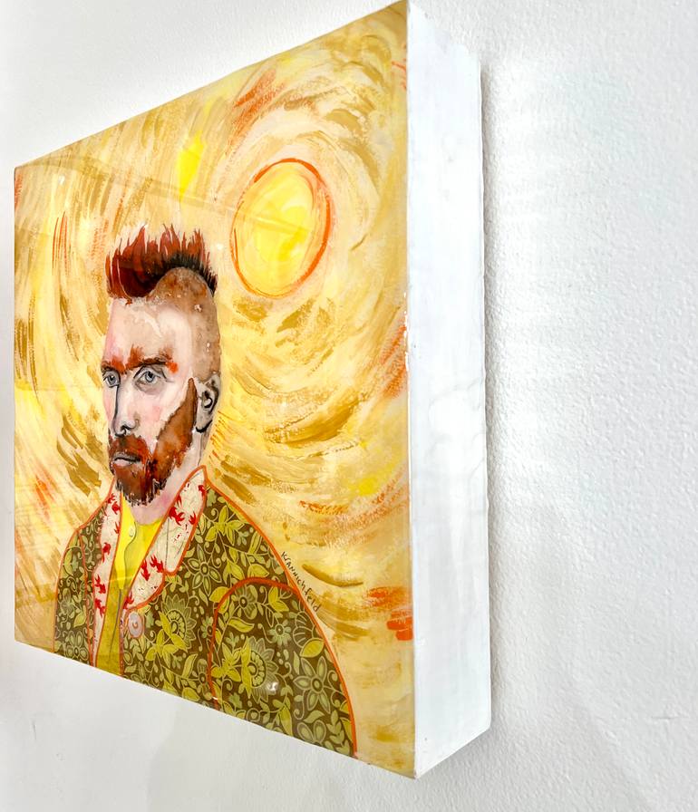 Original Portraiture People Painting by Lisa Krannichfeld