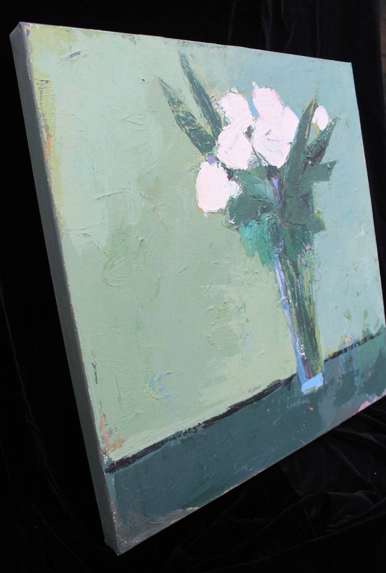 Original Abstract Floral Painting by Kate Hanlon