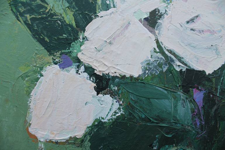 Original Abstract Floral Painting by Kate Hanlon