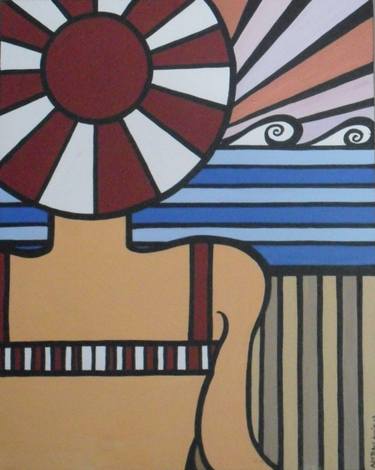 Original Art Deco Abstract Paintings by katherine swain