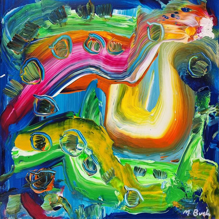 Original  Painting by martin bush