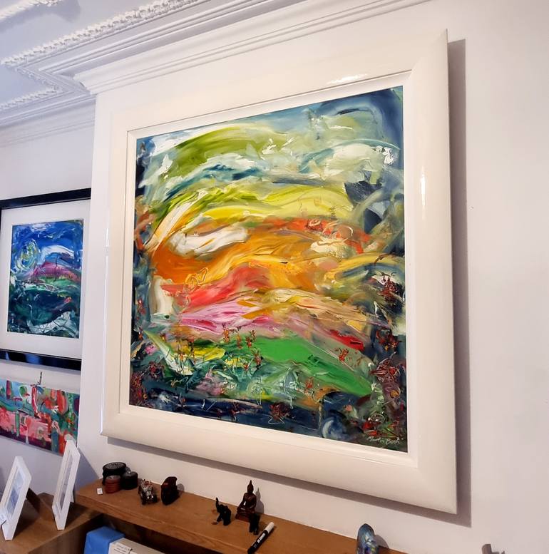 Original Abstract Expressionism Abstract Painting by Martin Bush