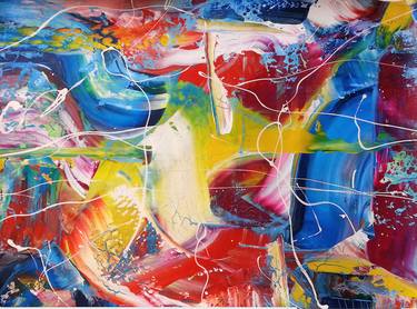 Original Abstract Expressionism Abstract Paintings by Martin Bush