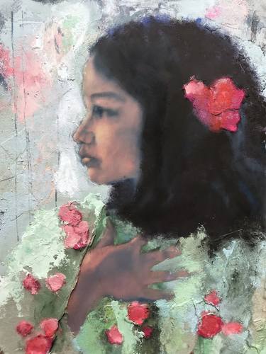 Print of Abstract Expressionism Portrait Paintings by Aparajitha Vaasudev