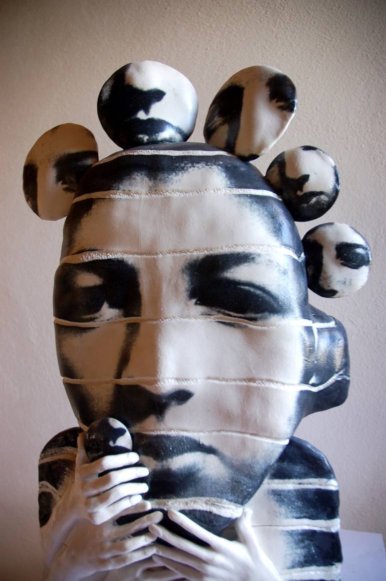 Original Figurative Political Sculpture by Alison Shanks